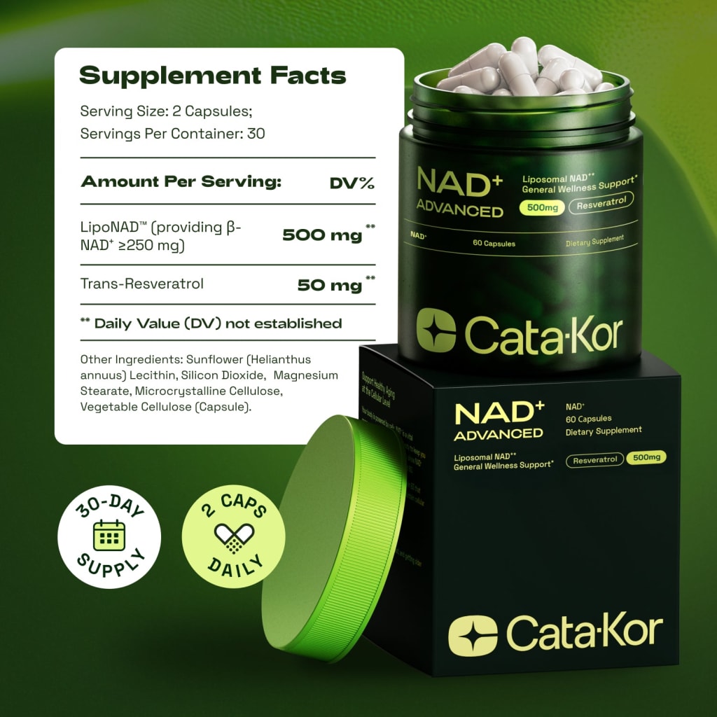 Catakor™ NAD+ Advanced Supplements